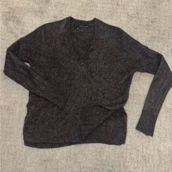 360 Cashmere V-Neck Sweater - Brown - Picture 2 of 9